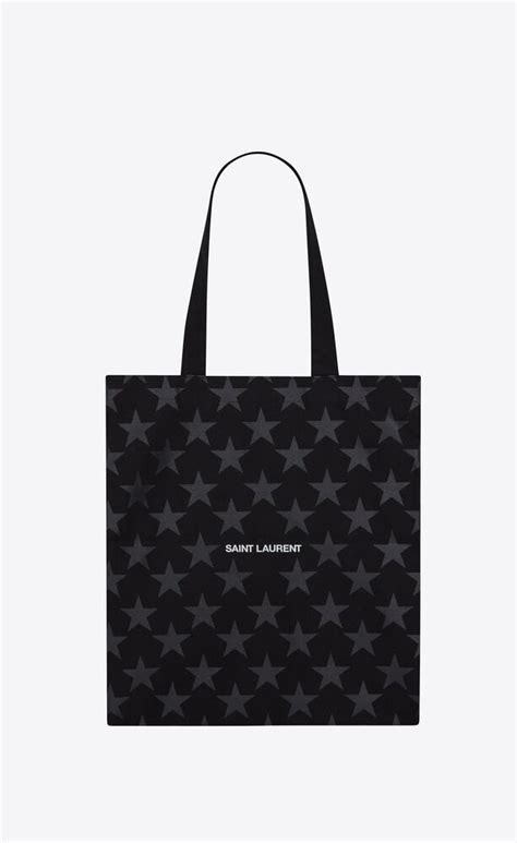 ysl bag with stars|Saint Laurent stars totebag .